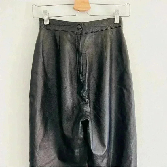 Vintage Danier Leather Pants High Waisted - Picture 7 of 12